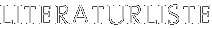 Literaturliste